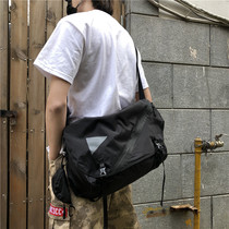 Street Original shuffle Sloping Satchel Satchel Harbor Wind Art Street Hip Hop Casual Single Shoulder Diagonal Satchel Bag