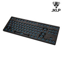 87 key mechanical keyboard kit suspension keyboard hot plug custom diy kit typeec key line separation Green Shaft