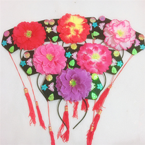 Qing Dynasty Gege hat hair ornaments Princess headdress Flag head costume hat girl gift ethnic performance props