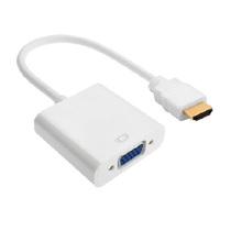 HDMI to VGA converter hdmi to VGA cable Set-top box adapter HD cable without audio