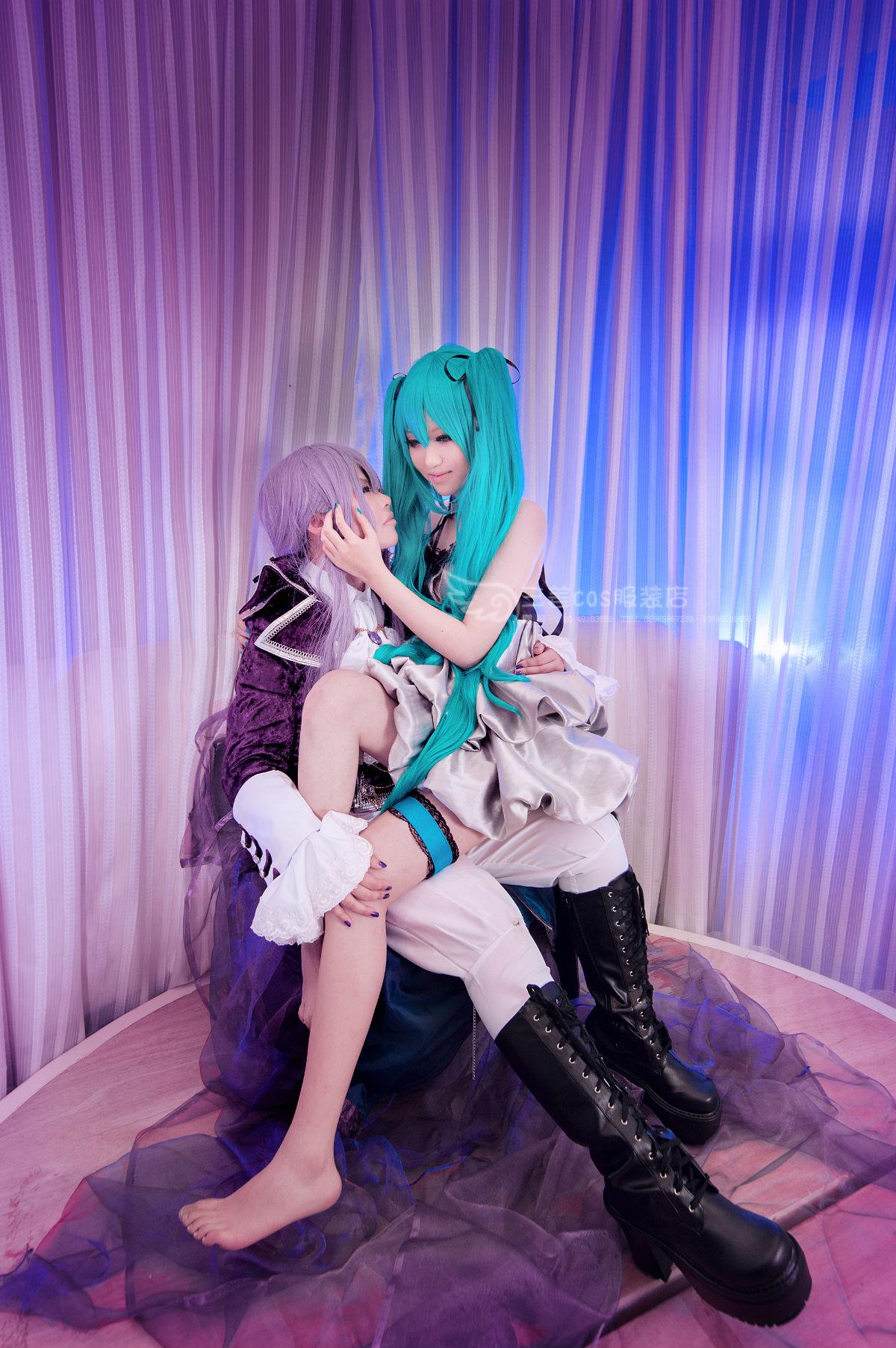 v家 vocaloid 人渣茄子 神威茄子cos 三姜cosplay服装
