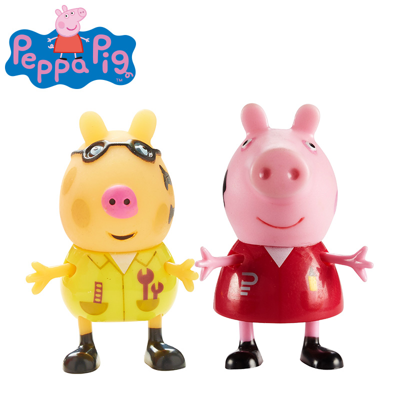 小猪佩奇Peppa Pig粉红猪小妹佩佩猪过家家男孩女孩公仔佩奇朋友产品展示图1