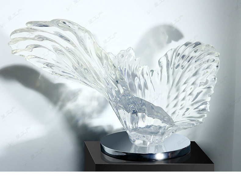 【图】星工产现代简约创意酒店客厅铂晶艺术雕塑摆件别墅售楼处装饰品