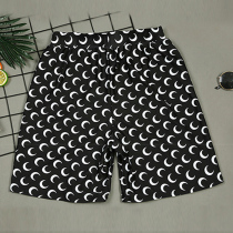 Beach pants mens tide loose comfortable slim quick dry five-point pants hot spring swimming travel holiday leisure size tightness