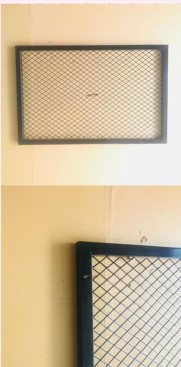 定做菱形网格网片装饰隔断墙镂空吊顶铁丝网铁艺壁挂式餐厅铁格网