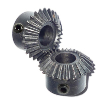 1: 1 transmission Equal diameter bevel gear Small modulus transmission Standard bevel gear 90 degree quenched No 45 carbon steel