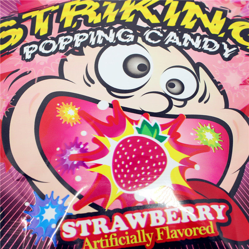 香港代购进口食品御轩休闲零食草莓口味跳跳糖爆炸糖30g 20小包