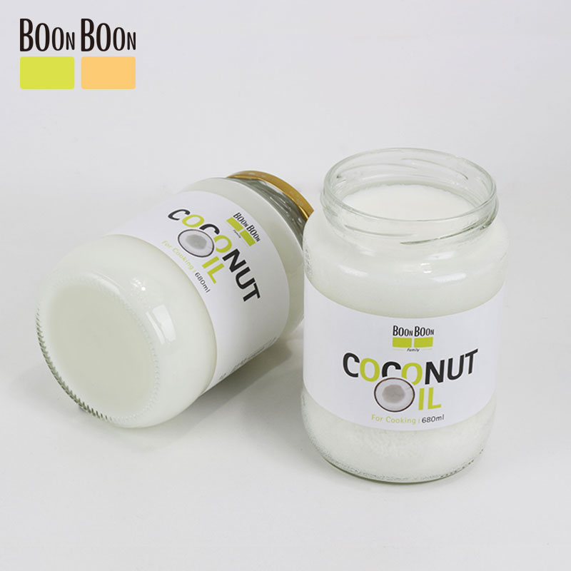 photo two, three, bonbon sri lanka original import refined coconut oil cooking 680ml baking