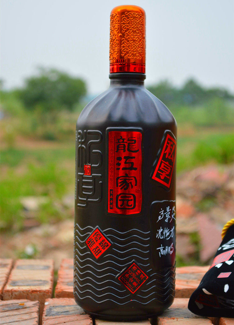 高度白酒 龙江家园私享酒1000毫升52度芝麻香型纯粮食酒限量包邮