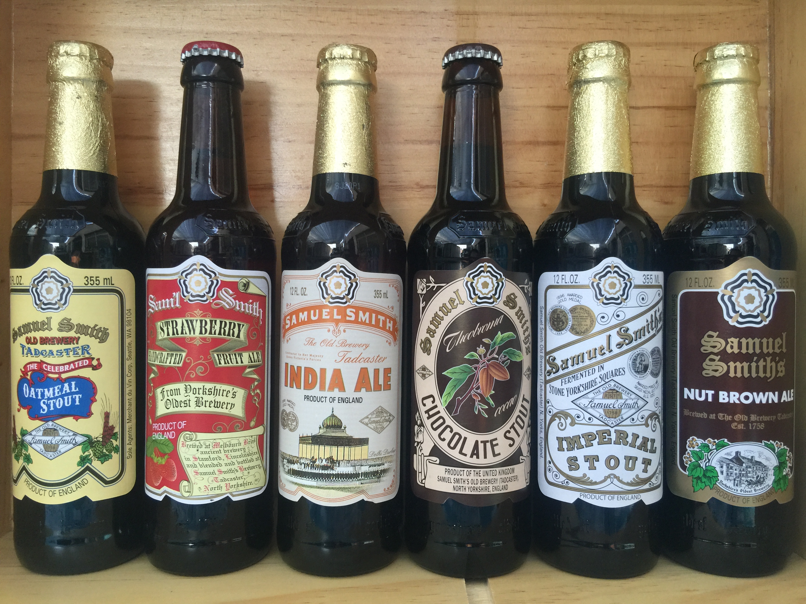 森美尔啤酒 巧克力世涛 ipa 帝国黑 草莓 燕麦黑 棕色艾尔6瓶组合_双