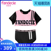 Fendish womens swimsuit vitality three-piece fashion mix and match girlfriends hip hot spring bathing suit women FS0727