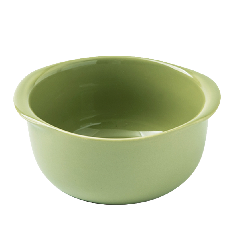 创意北欧餐具陶瓷碗家用 双耳碗 汤碗米饭碗大容量菜