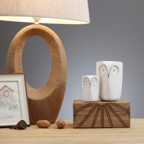 Resin animal ornaments Owl living room TV cabinet Wine cabinet Entrance room furnishings Nordic creative home accessories