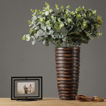 Floor-to-ceiling flower arrangement vase Nordic creative simple modern light luxury living room TV cabinet decoration decoration Home accessories