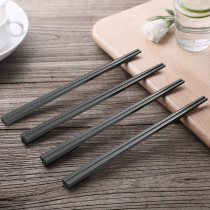 COOKER KING cooking Emperor cooking utensils simple alloy chopsticks stainless and non-moldy household 10 pairs