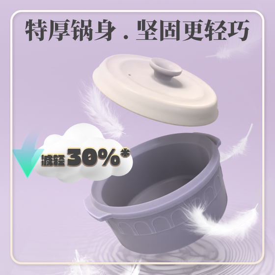 독일 바오의 새로운 자기 전도 세라믹 냄비 전자기 전기 냄비 스토브 오픈 불꽃 수프 및 죽 스튜 포트 고온 저항 다목적 냄비 독일 바오의 새로운 자기 전도 세라믹 냄비 전자기 전기 냄비 스토브 오픈 불꽃 수프 및 죽 스튜 포트 고온 저항 다목적 냄비
