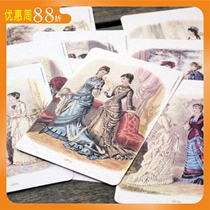 Postcards European classical fashion hand-painted birds beautiful creative retro gift collection to send individual unique original