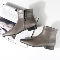 Tire Cow Pichelse Short Boots 2022 Autumn and Winter Sound with Leather and Velvet Martin Boots