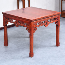 All solid wood dining table and chair combination South Elm square table Eight immortals table Chinese antique hotel hotel small square table table
