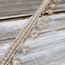 Curtain lace Beads Tassel lace accessories Accessories Window screen side hanging decorative pendant hanging spike hem pendant