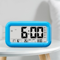 Polaris alarm clock creative silent bedside clock night light simple student use childrens special clock multi-function electronic clock