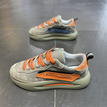 Hong Kong Chaobots in the same Supreme mens shoes 100 hitch breathable mesh surface casual shoes thick bottom heightening old daddy shoes