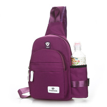 New Chest Bag Cloth Backpack Outdoor Sports Skew Cross Riding Bag Chest Front Tourist Men And Women Bags Han Edition Womens Single Shoulder Satchel Bag