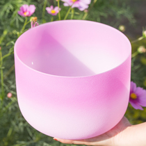 Pink Series Crystal Bowl Meditation Sound Therapy SPA Music Bowl Meditation Bowl Yu