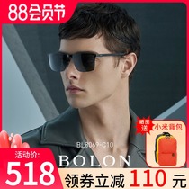 BOLON Tyrannosaurus 2020 new sunglasses aluminum magnesium frame sunglasses square HD polarized driving driving glasses men
