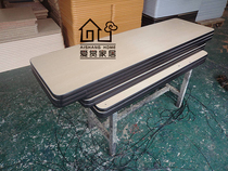 Custom desktop board fireproof board countertop Dining table panel workbench corner hand knock plastic edge paint-free hot sale