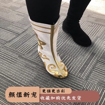 Ethnic minority dance boots ethnic dance boots Mongolian dance boots Tibetan dance boots Qiang ethnic dance shoes riding boots male and female childrens boots