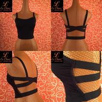 LYDANCE Latin dance special underwear cross back sling modal fabric with chest pad N02