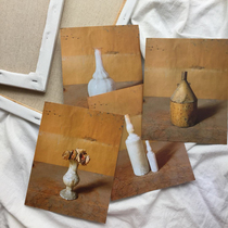 Morandis bottle material card ins Wind decoration card oil frame painting card photo photography background