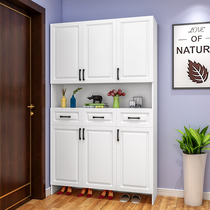 Large capacity storage high cabinet living room Hall Cabinet partition cabinet home door entrance door whole shoe cabinet locker