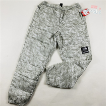 Spot Supreme 19FW The North Face Paper Print co-name waste Paper down pants
