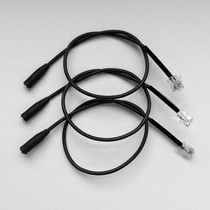 Mobile phone headset converter head telephone headset adapter wire 3 5 round hole audio transfer machine Crystal Head RJ9
