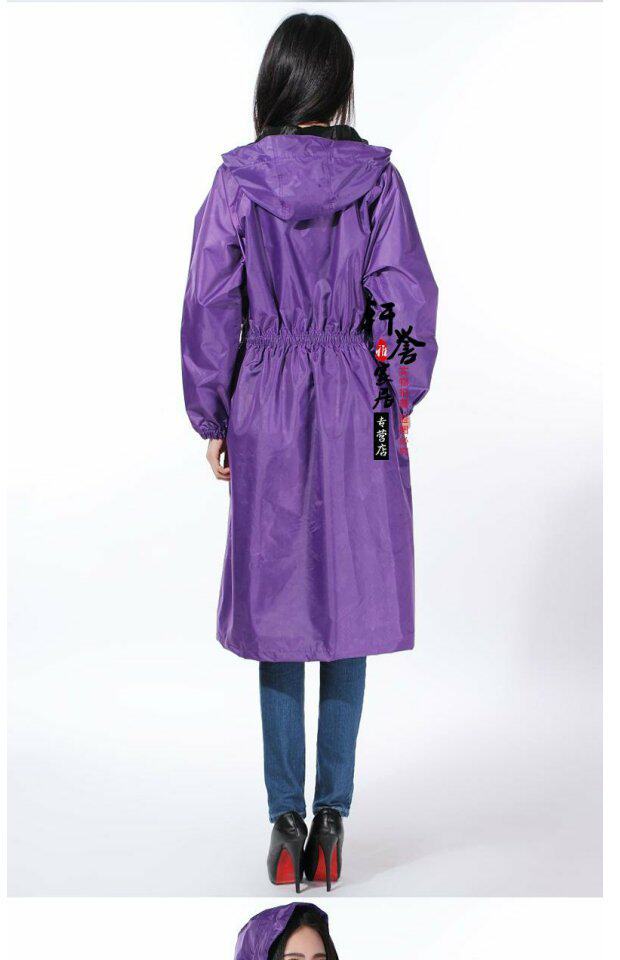 2015包邮正招雨衣时尚电动车雨衣女装风衣长款韩国日本风雨衣t18