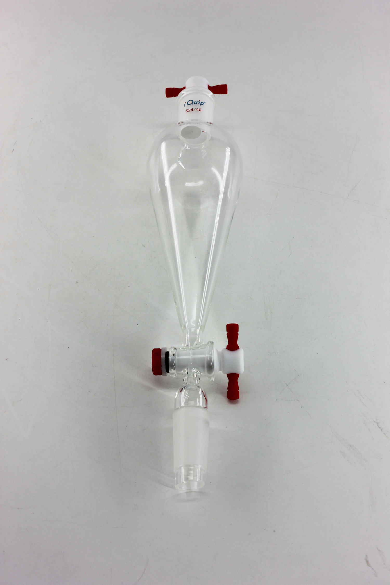 芯硅谷s3004磨口分液漏斗四氟节门高硼硅玻璃10ml250ml