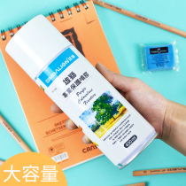 Lion toner setting liquid heavy glue bottle sketch spray tasteless watercolor marker pen oil painting stick painting glue Powder painting color lead shaped spray ordering liquid 400ml