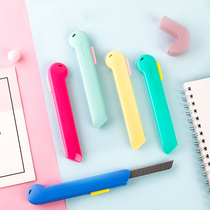 PLUS Prussian CU-006S art knife student small cute office home with unpacking package unpacking express paper cutting paper art student special stainless steel blade