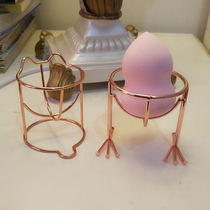 Cute gourd puff storage shelf Beauty egg drying bracket Sponge puff storage rack chicken claw rack