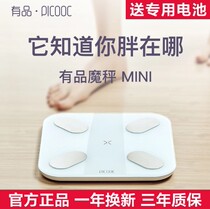 picooc has a product Mini smart body fat scale called accurate weight scale home fat scale electronic bluetooth magic scale