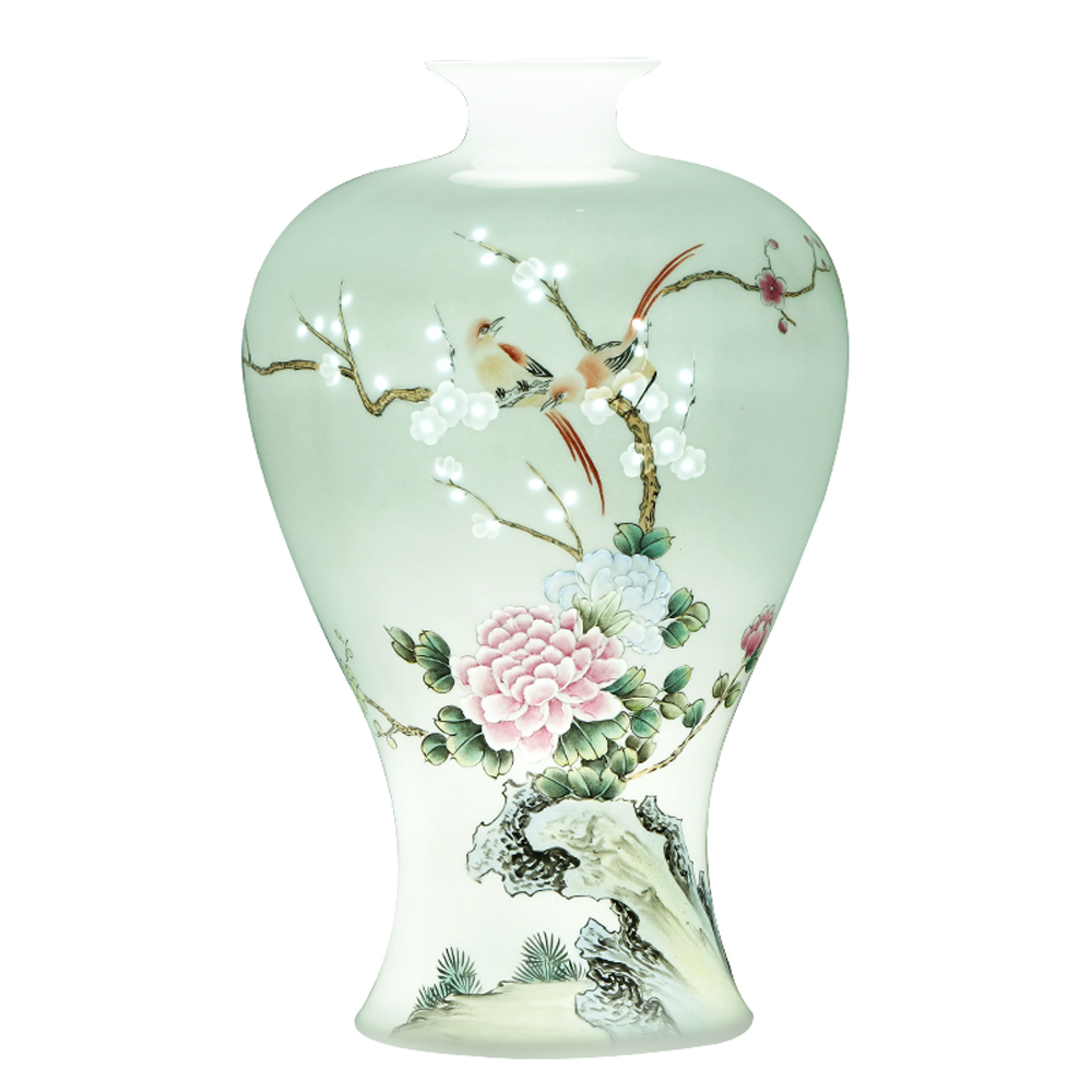 Jingdezhen ceramics hand - made vases, flower arrangement ChunManQianKun Chinese style household act the role ofing is tasted wine sitting room furnishing articles