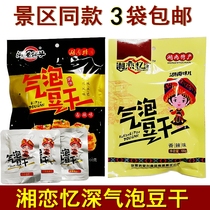 Hunan love memory deep bubble dried bean curd Hunan Zhangjiajie specialty dried bean curd spicy leisure snack snack