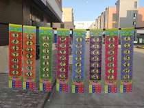 Mourning hall arranged Buddhism gua lian United Buddhist wan lian dojo perestroika color diao lian zang tou shi wan lian satin cloth