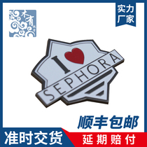 Metal badge custom-made high-end brooch custom badge production LOGO commemorative medal customization company emblem custom