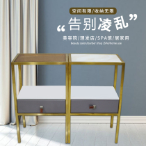 Hair salon tool cabinet Hair salon special tool table Mirror table small cabinet Simple drawer-style floor-to-ceiling net red barber cabinet