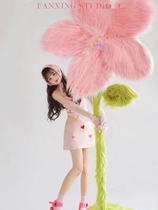 New creative pink flower photo theme props for pregnant women and parent-child photography studio props and decorations