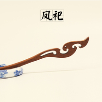 Hairpin ancient style headdress classical court hair shake Chinese style retro jewelry Wooden handmade hairpin