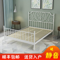 ins Red Princess Ferron Bed Double Bed Simple Modern Apartment Homestay European Single Bed Bed & Breakfast 1 8